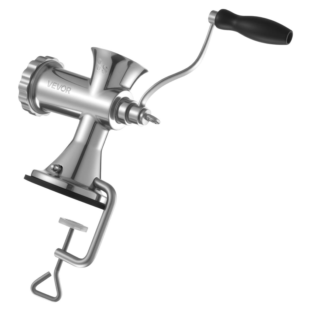 Tritacarne manuale in acciaio inox